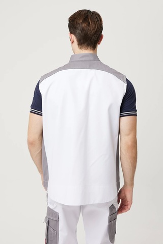 Allium Yazlık İş Ve Outdoor Yelek Beyaz-a.gri