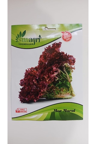 Bykurt Sunagri Mor Marul Tohumu - Serin İklimler İçin Bahçe Ve Sera Yetiştiriciliğine Uygun Mor Marul Tohumu