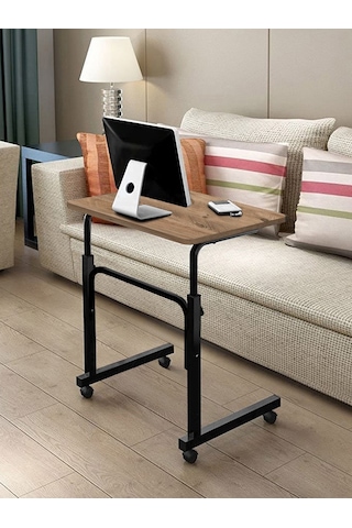 Yükseklik Ayarlı Laptop Sehpası Ve Çalışma Masası - Ceviz A3 Ceviz