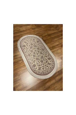 Daphne 10455a Lila Oval Halı Çok Renkli