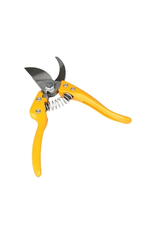 Rtrmax RH05814 Sarı Metal Saplı Bahçe Makası Boy: 20 cm Kesme Çapı: 25 mm