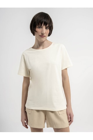 Loft Kadın T-shirt Ekru Lf2035272 24yp69000205 P69153