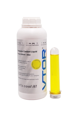 Vtor Bilgisayar Soğutma Sıvısı 1000ML Kristal Sarı