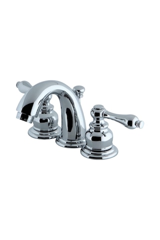 Brass Kb911al Victoria Mini Pirinç Pop-up İle Yaygın Lavabo Bataryası, Parlak Krom, 10,5 Cm Ayarlanabilir Merkez