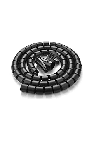 Spiral Kablo Koruyucu Ve Düzenleyici - 1.5 Metre Uzunluk 0.45 - Beyaz - Düz - 100m