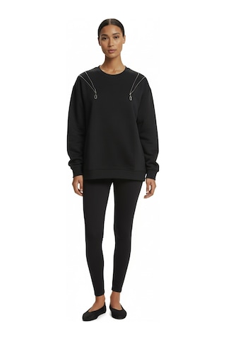 Faik Sönmez Kadın Sweatshirt Uw26swt008 Siyah