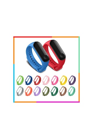 Xiaomi Mi Band 3 - Mi Band 4 Akıllı Bileklik Kyver Kordon Kayış