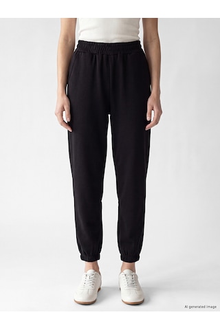 Lcw Modest Siyah Soft Touch Kadın Jogger Eşofman Altı