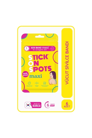 S.o.s Maxi 6 Lı Vücut&yüz Sivilce/akne Bandı - Pimple Patch - Hidrokolloid Bant