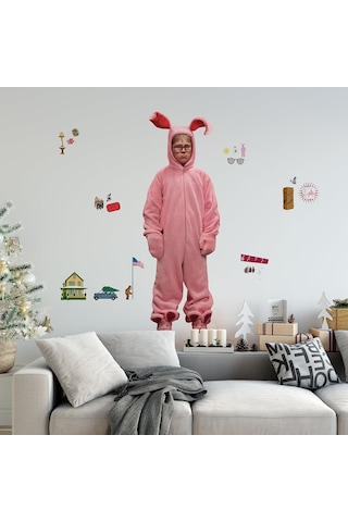 A Christmas Story Ralphie Bunny Suit Dev Duvar Çıkartmaları Diğer