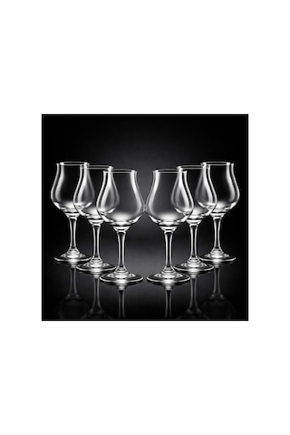 6 Lı Wavy Kadeh Seti,büyük Boy, 475 Cc,şarap,aperol Spritz Bardağı,premium Sunum Bardağı Seti Şeffaf