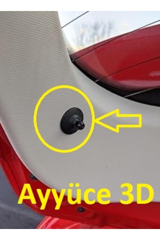 Ayyüce 3d, Ford Focus 2012-2018 Bagaj Pandizot Askıipi Klipsi, 2x