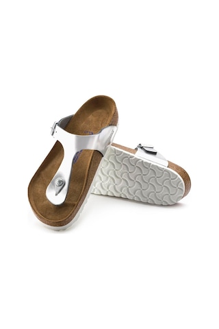 Birkenstock Gizeh Nl Kadın Terlik 1003674 Gümüş