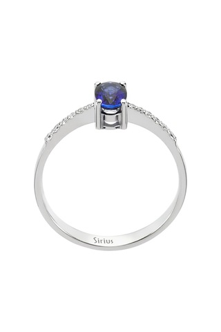 Sirius Pırlanta Ve Oval Safir Taşlı Yüzük 0817R0156