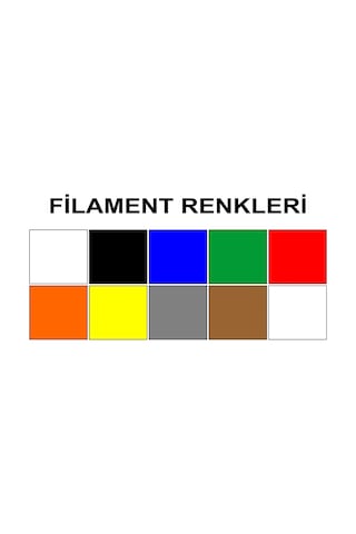 Pembe 3d Kalem Yazıcı+10 Renk 30 Metre 10x3metre Pla Filament
