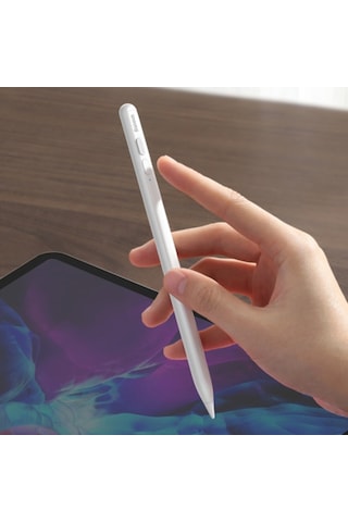 Baseus Anti Misoperation Kapasitif Stylus Tablet Telefon Dokunmatik Kalem Beyaz