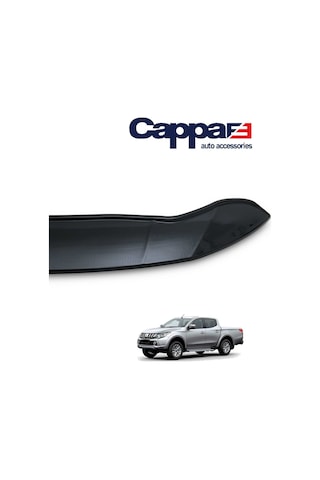 Cappafe Mitsubishi L200 Ön Kaput Koruma Rüzgarlık 4Mm Abs 15-1