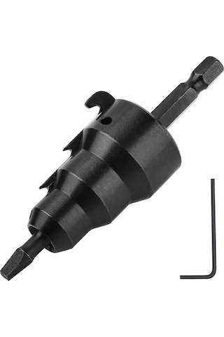 Yuntech01 Emt Elektrik Boru Testeresi, 13-19-25mm Çapta Tırnak Kaldırma, Güçlü Matkap Uyumlu, Zaman Tasarrufu Sağlar