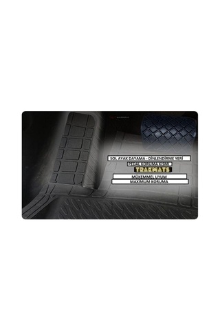Trakmats Kyb42686 2019 Unıversal Oto Paspas Lüks Yeni Krom Volkswagen T-cross İle Uyumlu