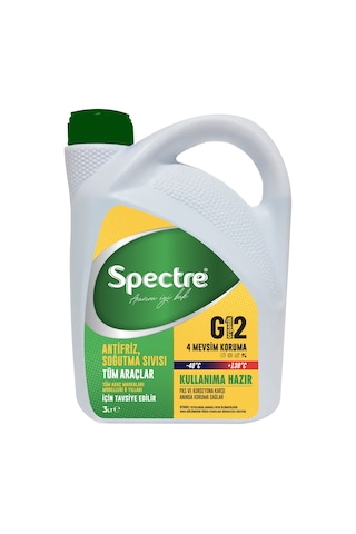 Spectre G12 Yeşil -40 Derece Antifriz 3 Litre N11.375
