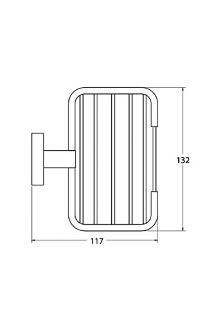 Sabunluk Kare Rozetli