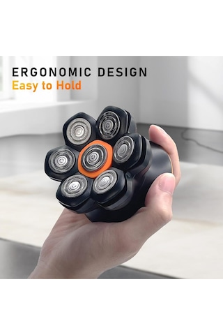 Maxgroom Erkekler Için 7d Esnek Kafalı Tıraş Makinesi, Su Geçirmez, Manyetik Başlık, Uzun Pil Ömrü Erkek Bakım Ürünleri