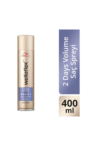 Wellaflex 2 Days Volume 2 Gün Boyunca Hacim Veren Saç Spreyi Extra Strong Hold  400 ML - 4/5 Hold