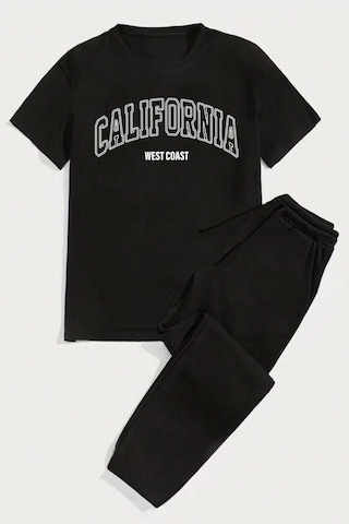 Antrasit Eşofman Takımı Siyah4