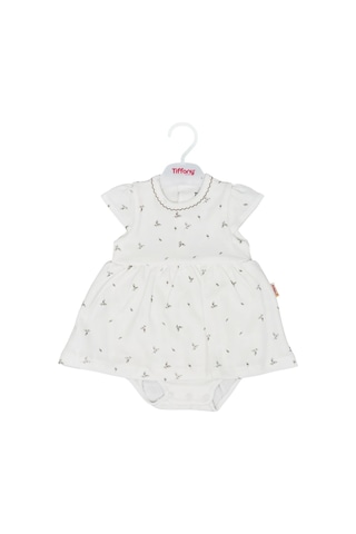 Olive Branch Theme Elbise Body 46086 Ekru