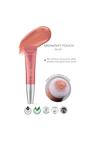 Farmasi Midnight Touch Yumuşak Sünger Uçlu Likit Allık Pinky Cloud 12 ML