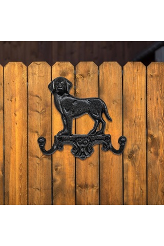 Suntek Dökme Demir Duvar Kanca Dekorasyon Antika Retro Köpek