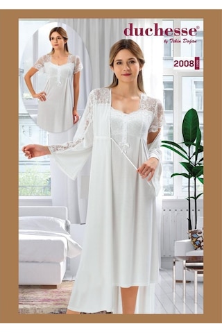 Duchesse 2008 Hamile Lohusa Gecelik Sabahlık Takım (487714144)