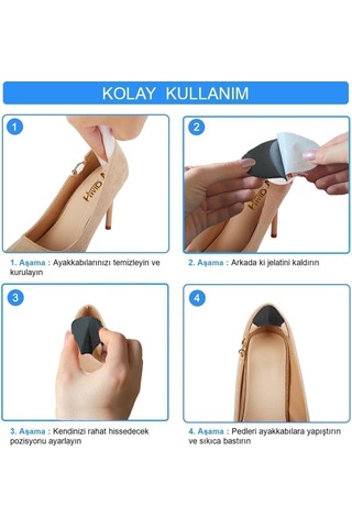 Active Team SP03-Yapışkanlı Bilek Koruma|Topuk Vurma Önleyici Sünger Ped