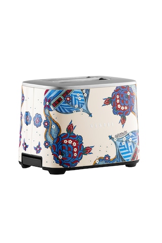 Vestel X Aslı Filinta Retro Bej Çini Ekmek Kızartma Makinesi