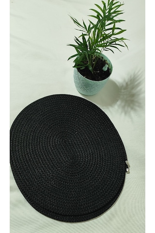 Kordon İpten Oval 2li Supla Takımı Siyah