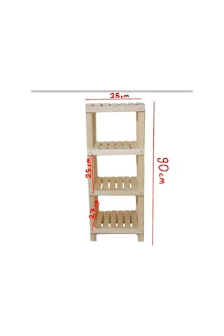 Woodencity Ahşap Saksılık Çiçek Standı Çiçeklik Çiçek Rafı Diğer