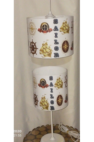 Denizci Yelkenli Gemili Dümen Çapa Pusula Genç Odası Çocuk Odası