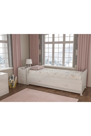 Patiko Sw 703a Büyüyebilen Bebek Odası Takımı Beyaz