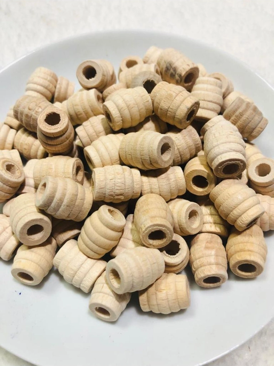 20 Adet Kovan Boncuk - 15mm Ham Işlenmemiş -