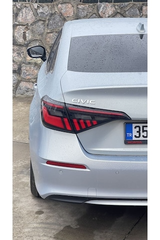 2022+ Cıvıc Modern Lıne Led Stop - Kırmızı/smoke