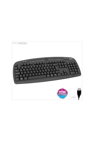 Frısby Fk-142qu Usb Q Tr Mm Sıyah Kablolu Klavye