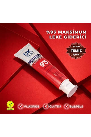 Dkdent %93 Maximum Leke Giderici Diş Macunu 75 Ml X 2 Adet Beyazlatma