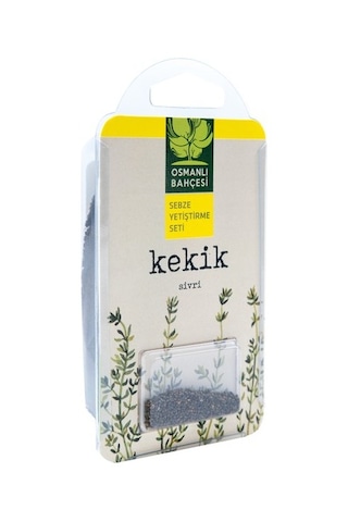 Osmanlı Bahçesi Yerli Kekik Tohumu Yetiştirme Seti