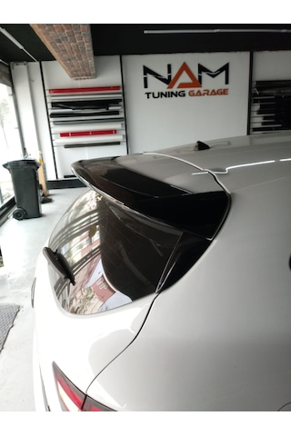 Clio 4 Bagaj Üstü Spoiler Piano Black Boyalı Spoyler