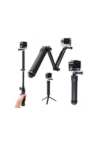 Gplus Gp238 Eken Sjcam Uyumlu Monopod Stand Gopro 5gpr Afaem 001