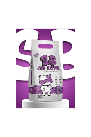 S&b Super Bentonite 20 Litre Lavantalı Topaklaşan Kedi Kumu S&b Super Bentonite 20 Litre Lavantalı Topaklaşan Kedi Kumu