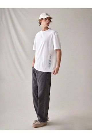 Beyaz Oversıze Blue Tokyo Tshirt Beyaz