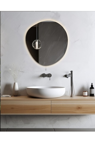 Flora Fuen Banyo Led Işıklı Makyaj Lavabo Aynası Cam