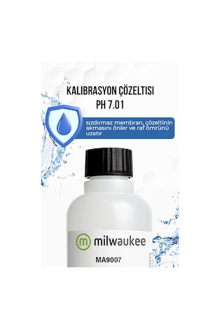 Milwaukee Ma9007 Ph 7.01 Kalibrasyon Solüsyonu 230 Ml