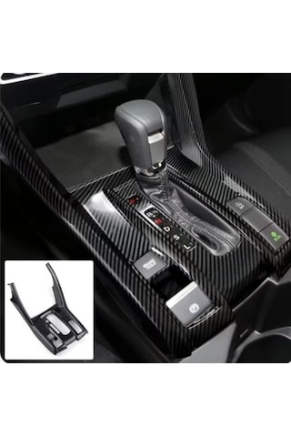 Honda Civic Fc5 Fk7 2016 - 2021 İçin Karbon Fiber Vites Çerçevesi Sağ Sol Direklerde Dahildir